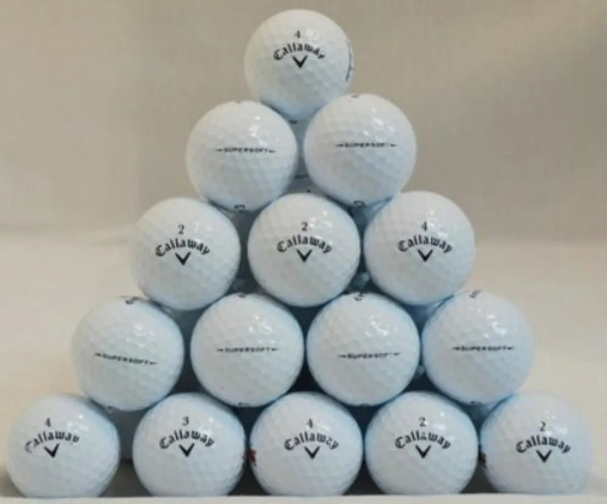 JJ'S CORK GOLF BALLS - CALLAWAY SUPERSOFT - Image 1