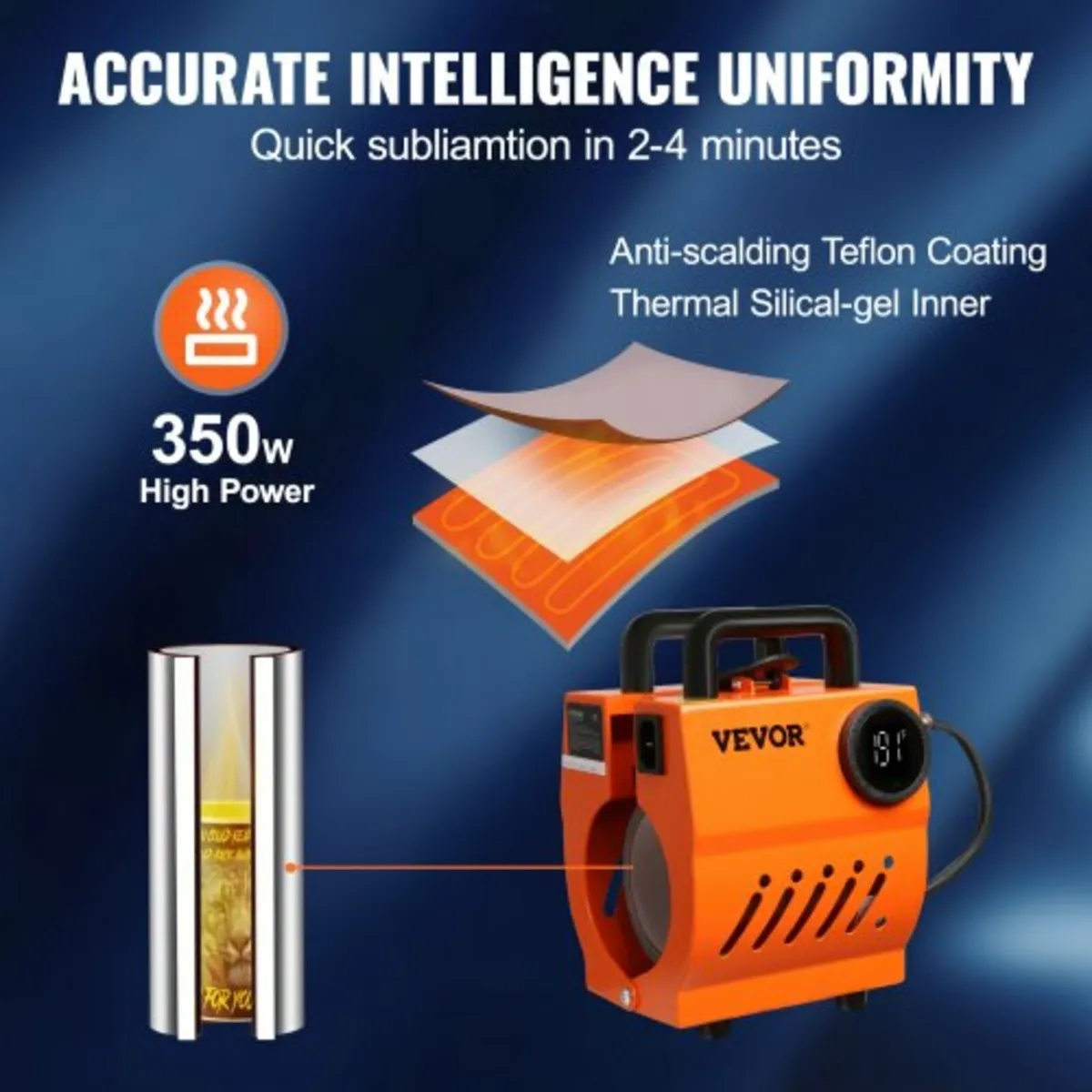 Mini Cup Press Machine, DIY Sublimation Blanks 311 - Image 3