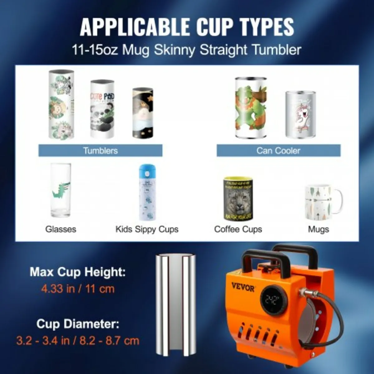 Mini Cup Press Machine, DIY Sublimation Blanks 311 - Image 4