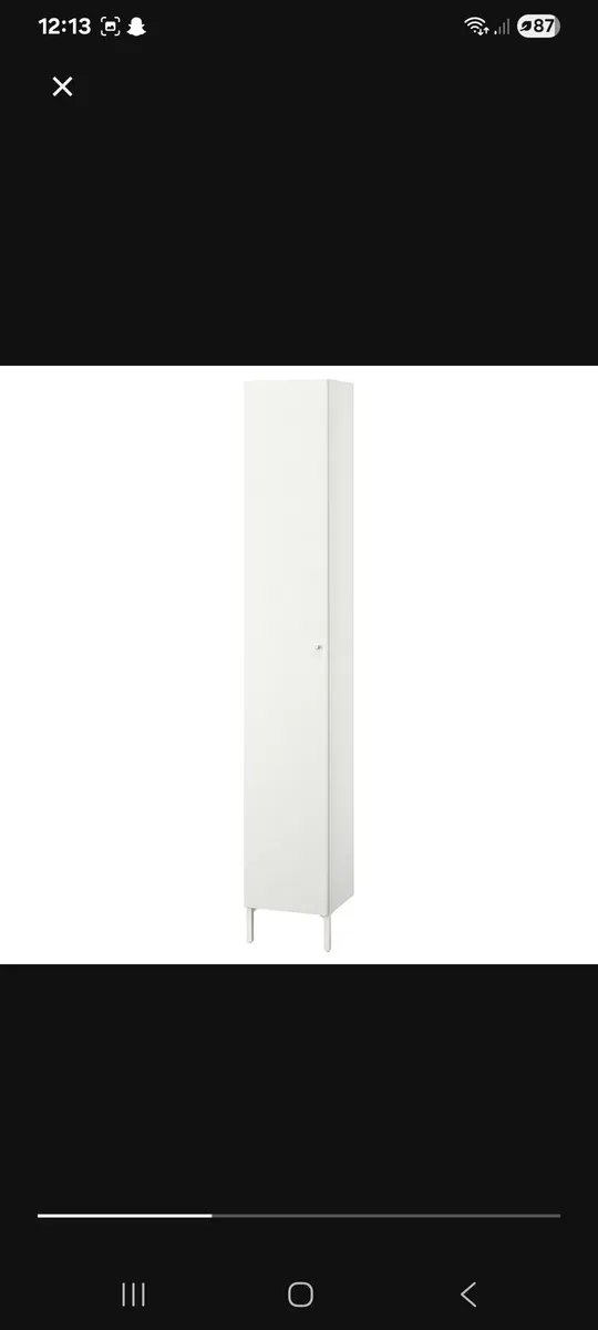 IKEA Nysjon White Cabinet brand new in box - Image 1