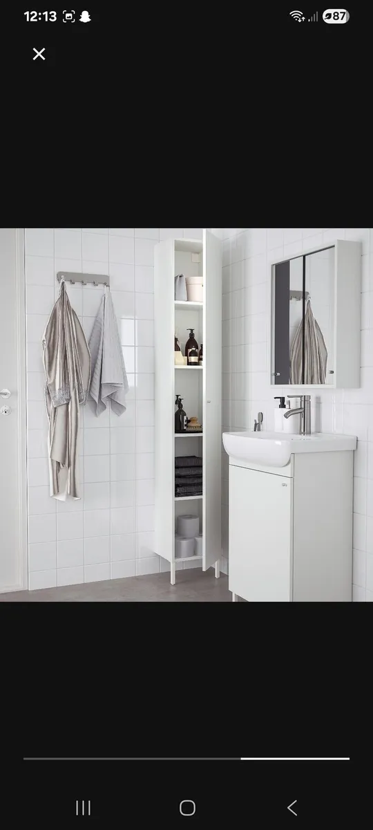 IKEA Nysjon White Cabinet brand new in box - Image 2