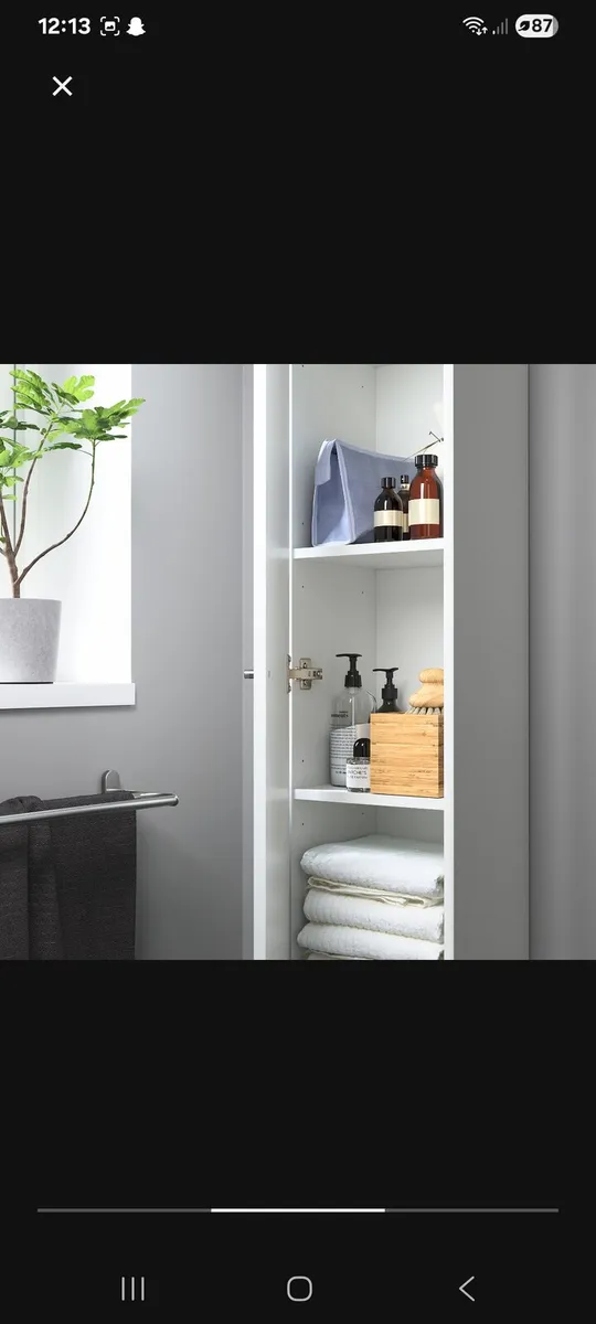 IKEA Nysjon White Cabinet brand new in box - Image 3