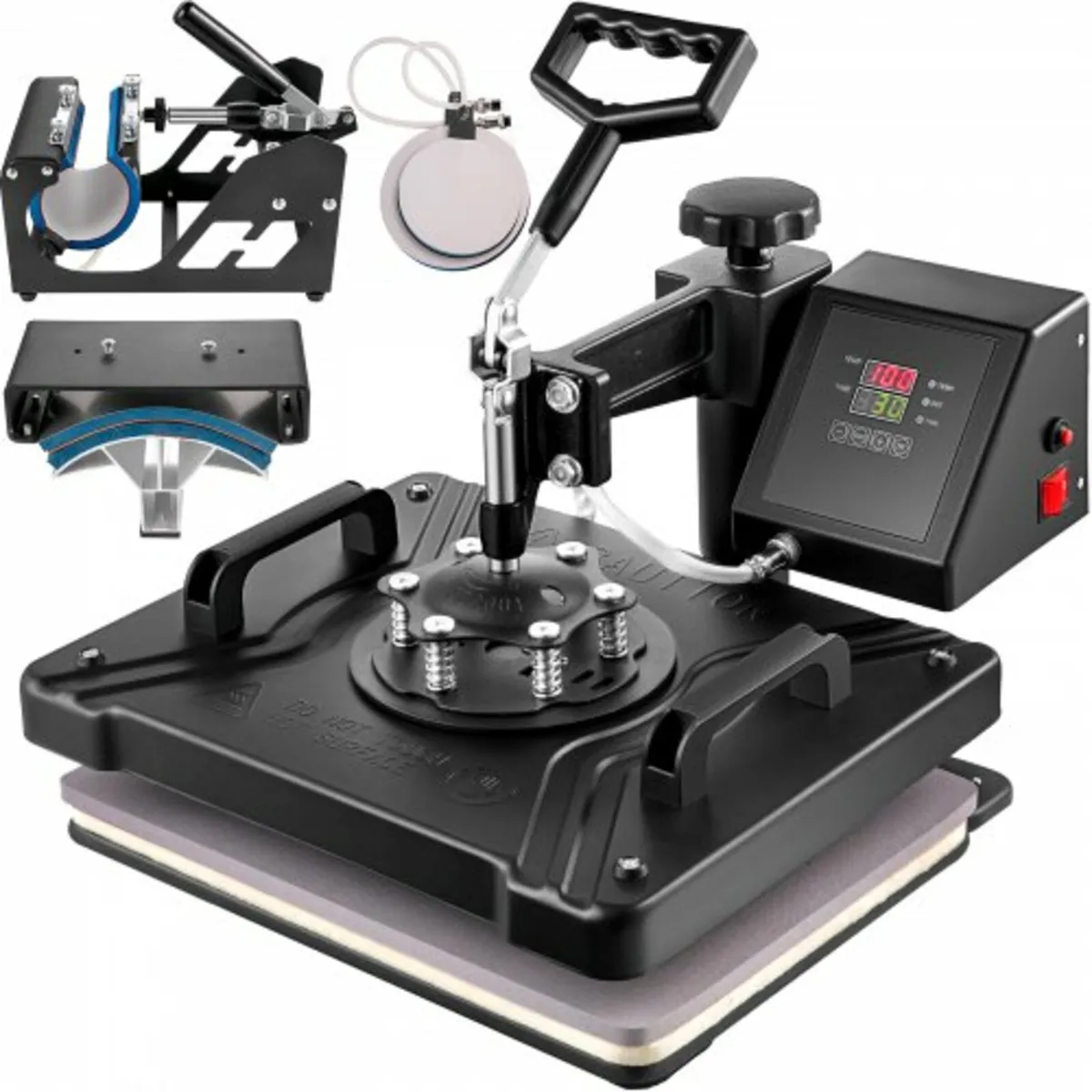 5 in 1 Heat Press Machine 38x30cm T-shirt Press Mu - Image 1