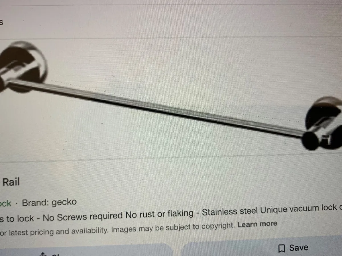 Stainless Steel Towel Rail - Image 1