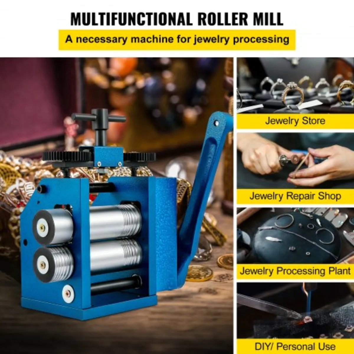 Rolling Mill 4.4"/112mm Jewelry Rolling Mill Machi - Image 3