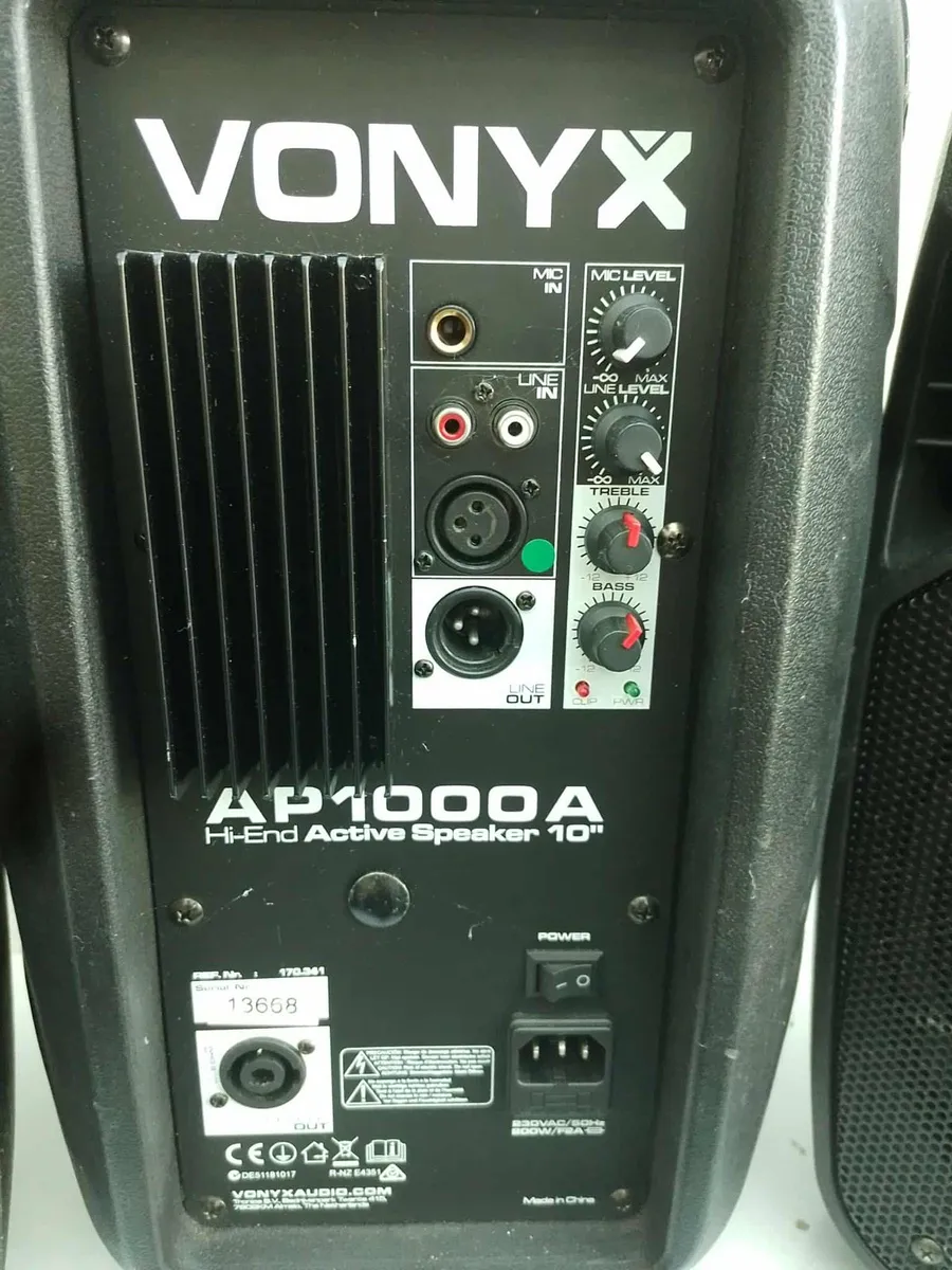 3 of Vonyx AP1000A active speakers - Image 1