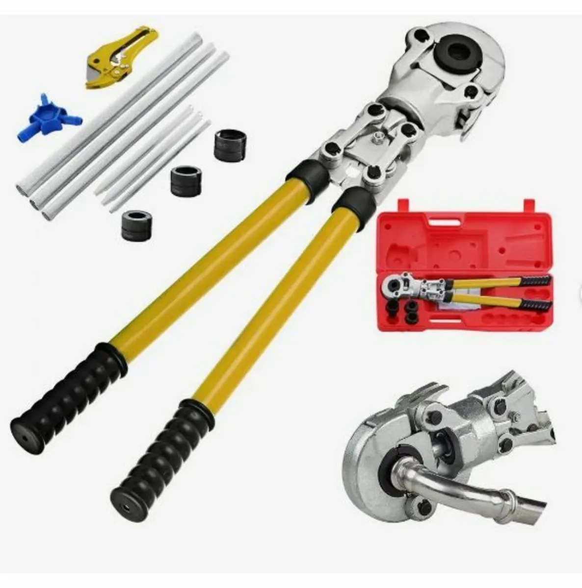 Pipe Crimping Pliers Hand Pressing Kit - Image 1
