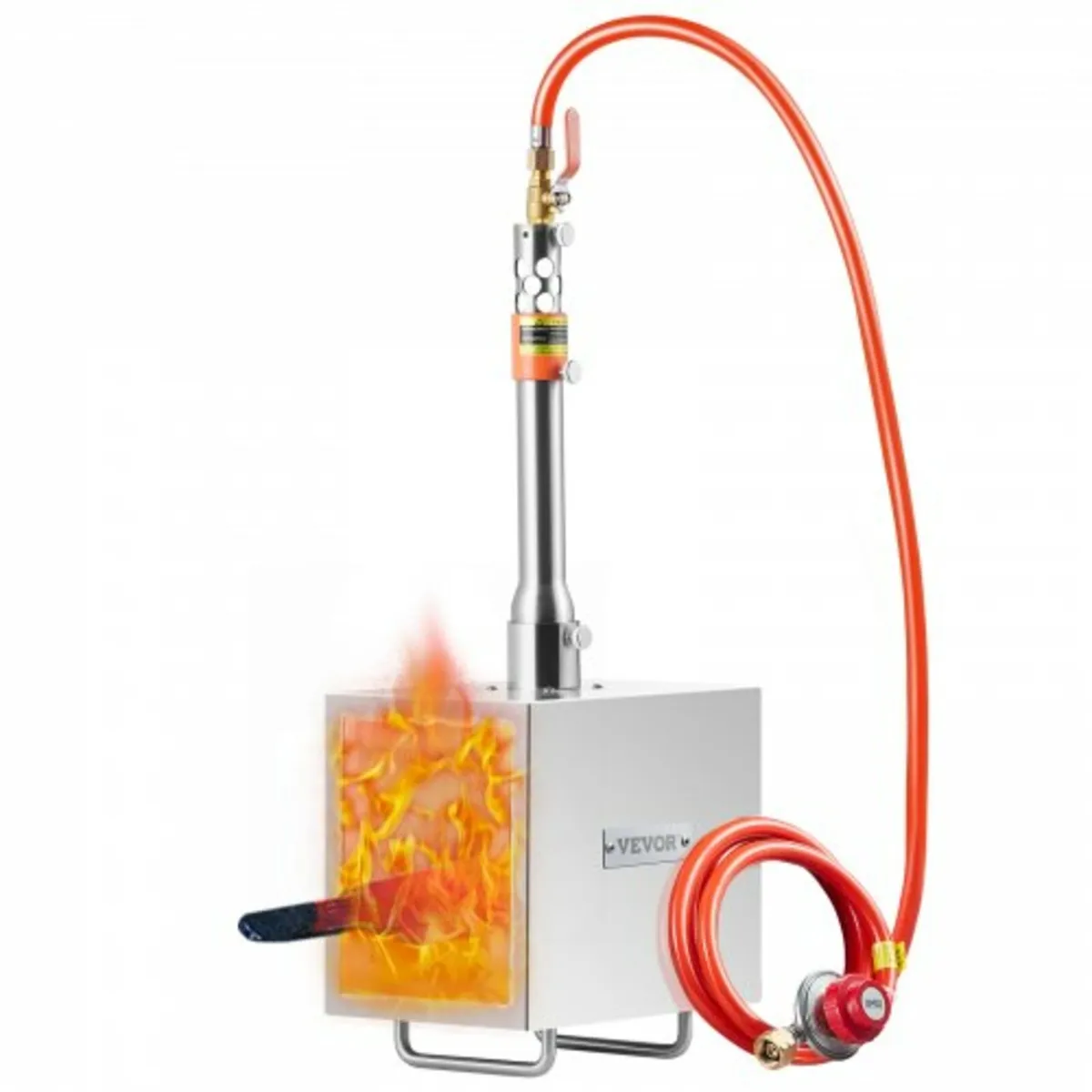 Propane Forge, 1 Burner Farrier Forge, 2600℉ Tool - Image 1