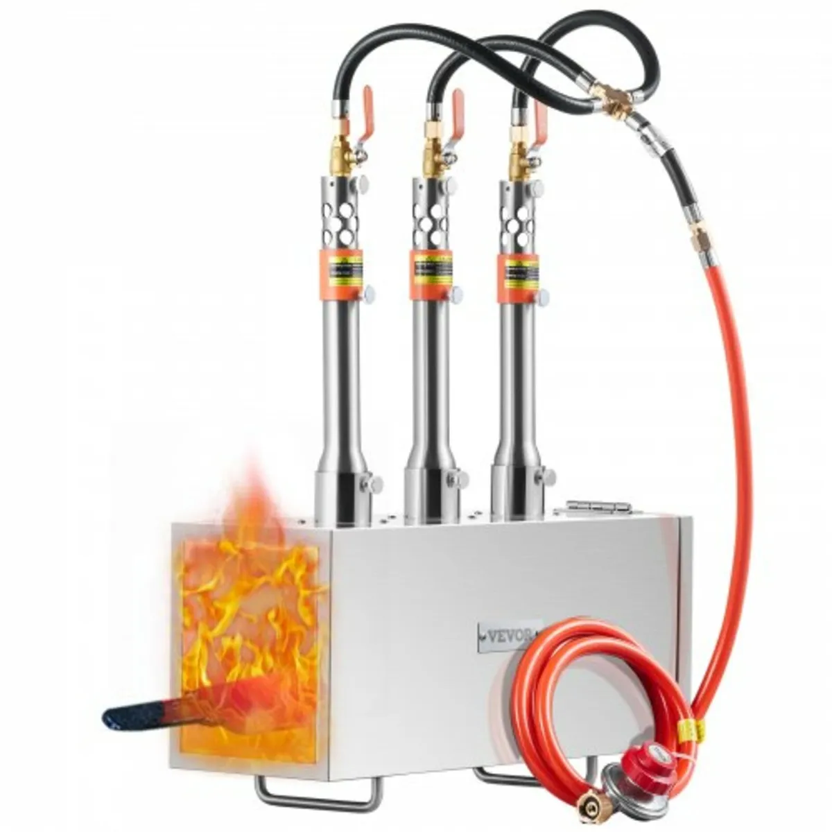 Propane Forge, 3 Burner Farrier Forge, 2600℉ Tool - Image 1