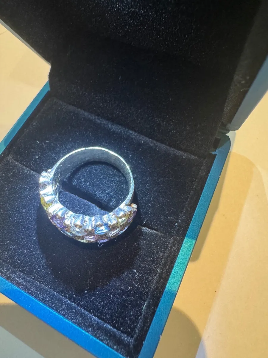 Silver Earrings & Ring - Image 4