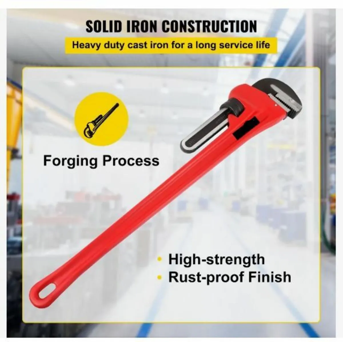 Pipe Wrench, 51 inch - Image 4