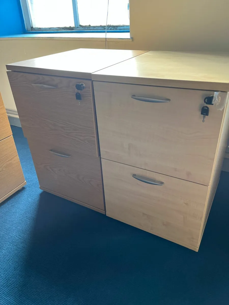 Clearance Wooden Filing Cabinets -from £100.00+VAT - Image 2
