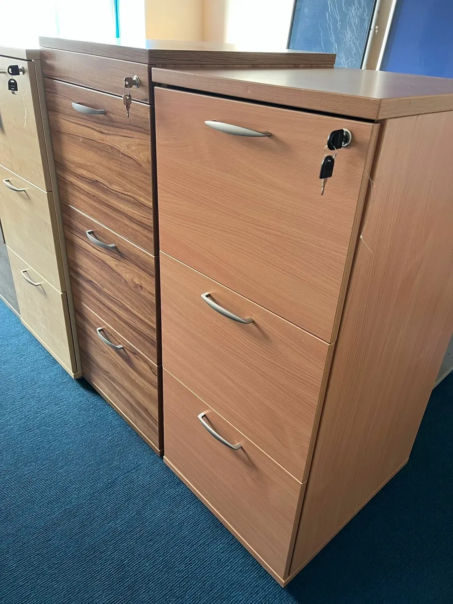 Clearance Wooden Filing Cabinets -from £100.00+VAT - Image 4