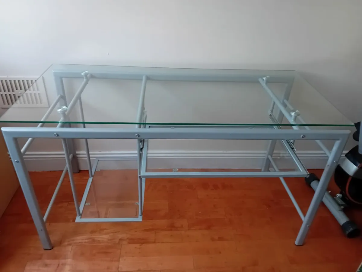 Glass Computer Table - Image 1