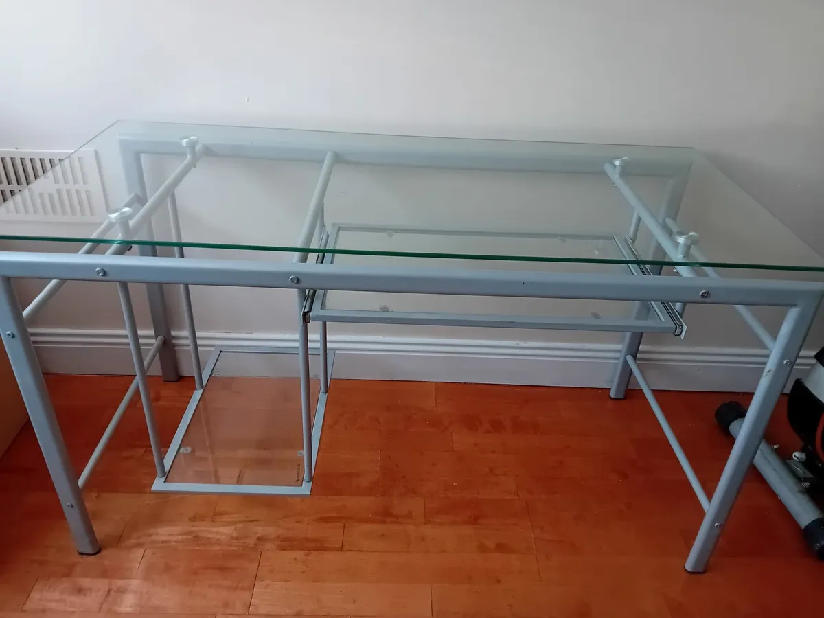 Glass Computer Table - Image 2
