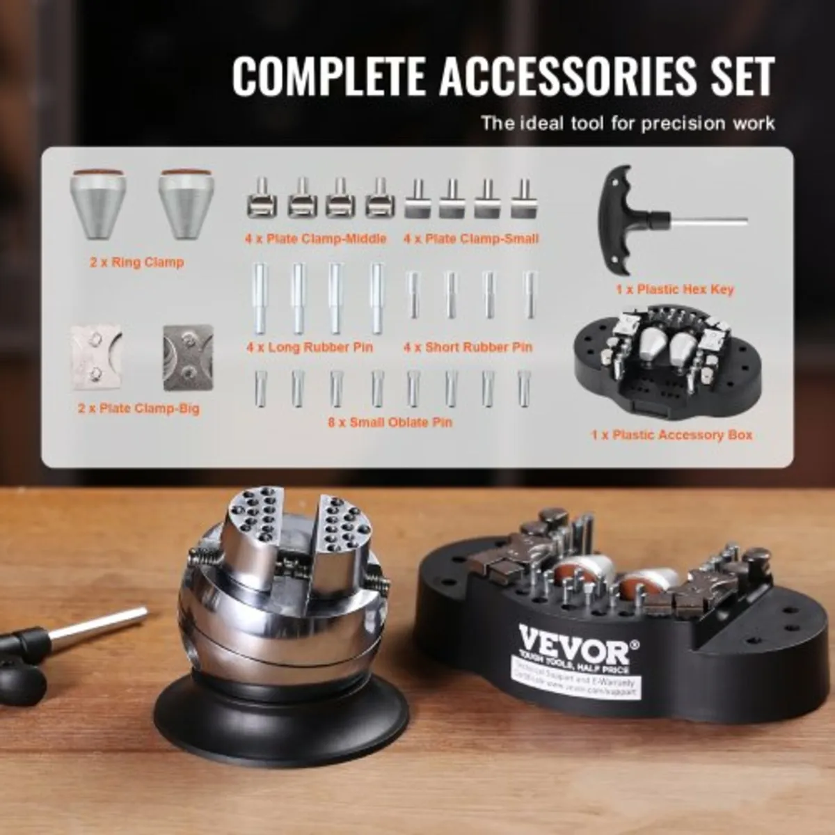 3 Inch Engraving Block Block Ball Vise with 30Pcs - Image 3