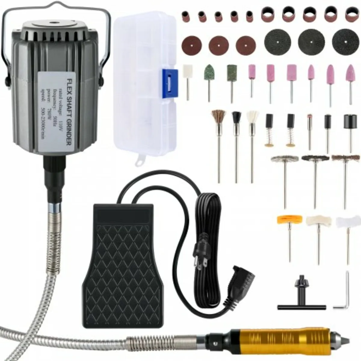 Flex Shaft Grinder 780W Rotary Tool 500-23000RPM R - Image 1