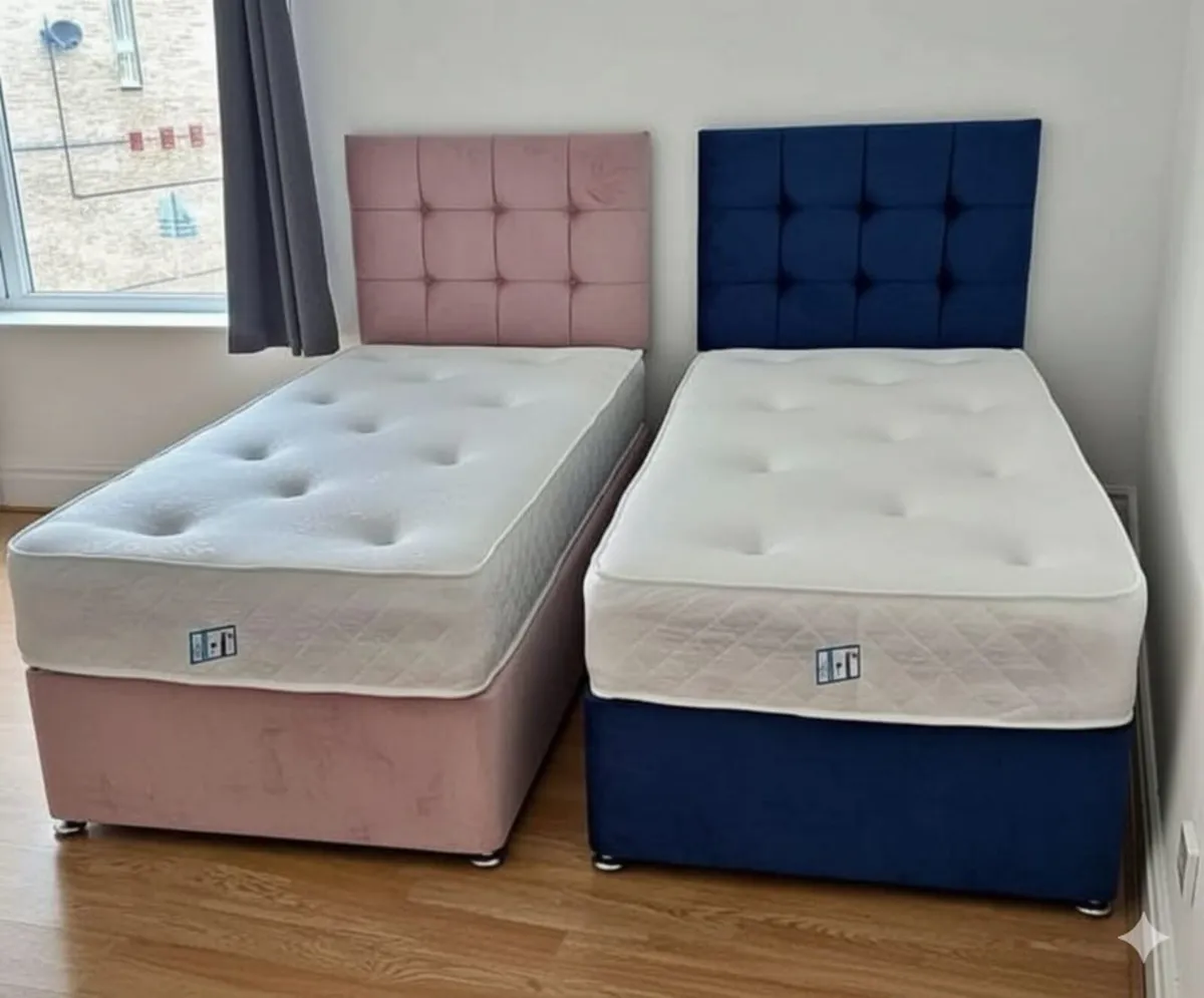Divan beds and mattress - Image 3
