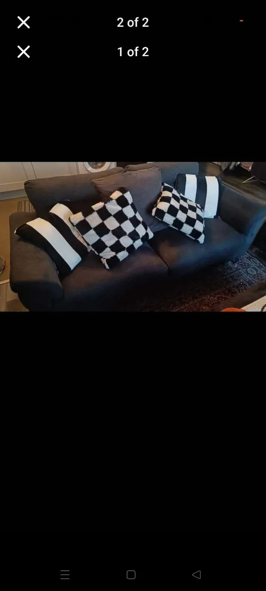 2 and 3 seater sofa 60 for both - Image 1