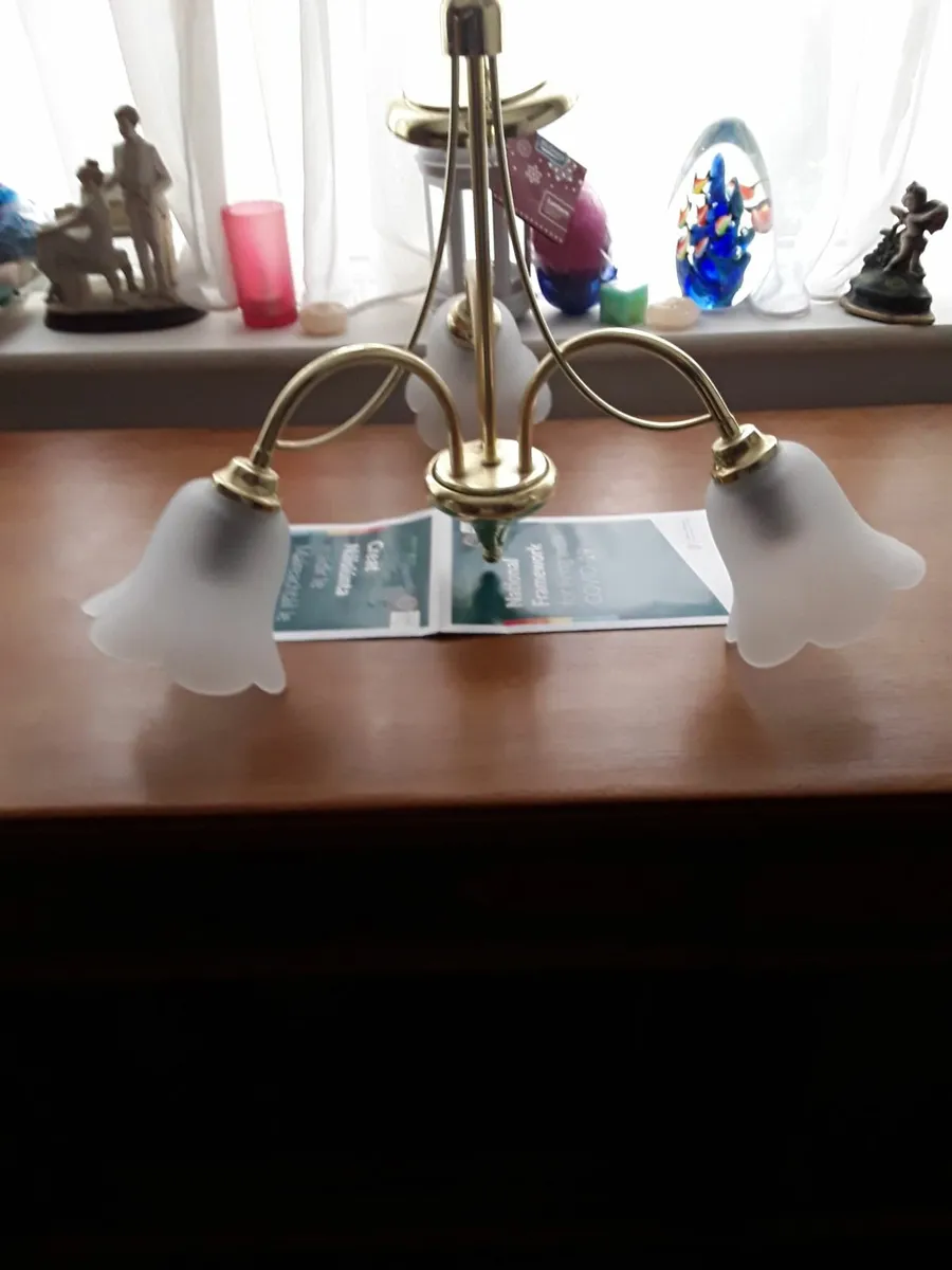 New condition pendant light tree glass shades - Image 1