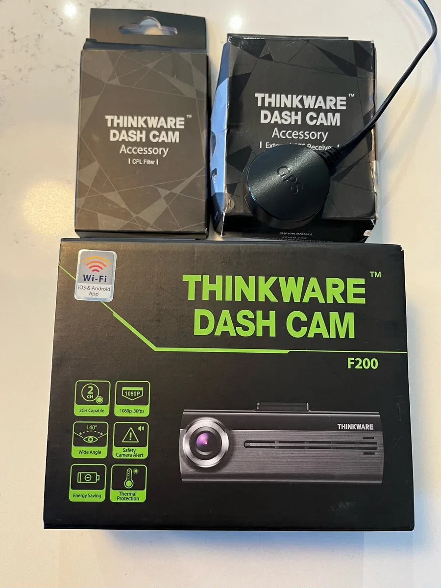 Thinkware F200 Dash Cam plus accessories - Image 2