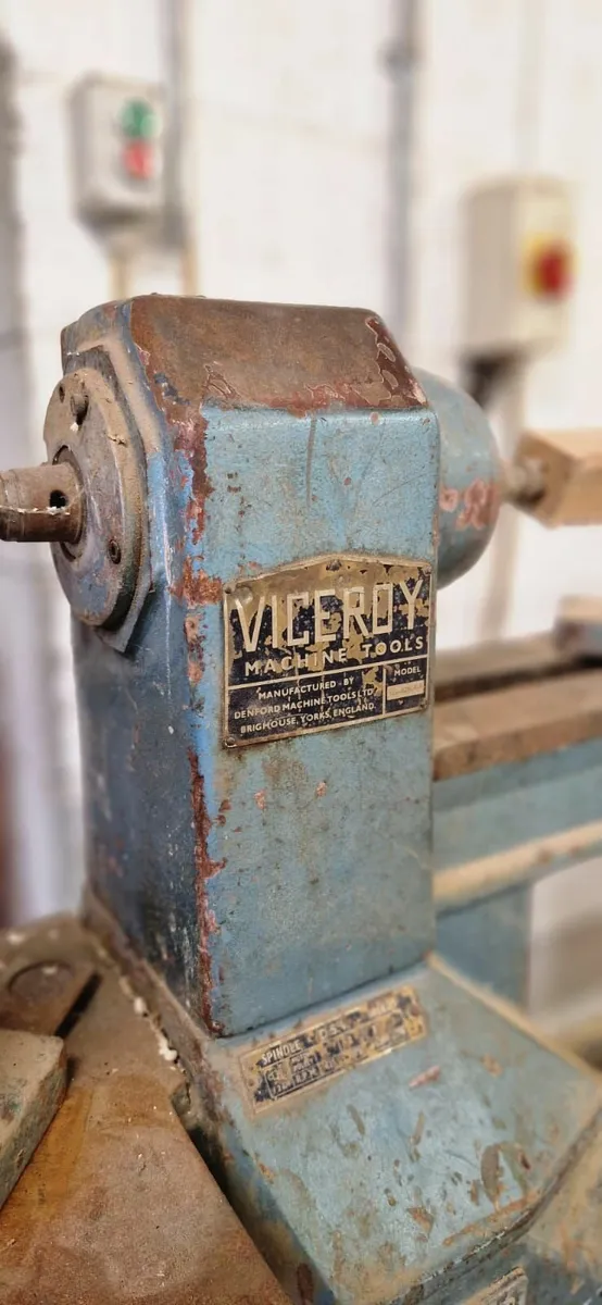 VICEROY 3 phase wood lathe - Image 3