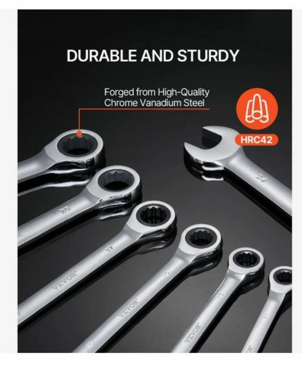 Combination Wrench Set, 30-Piece - Image 2