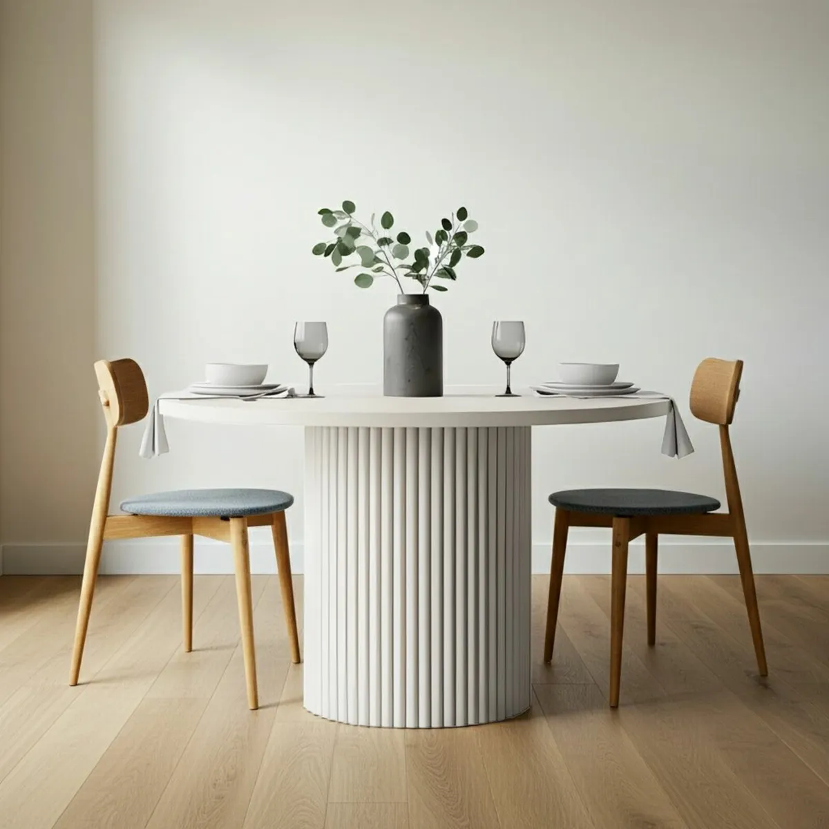 ELEMENTS Extendable Table Cashmere, Steel Frame, - Image 3