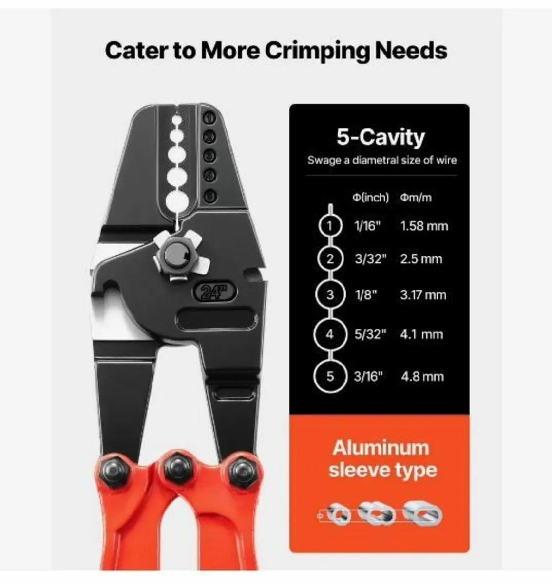 24 Inch Hand Swager Crimper - Image 2
