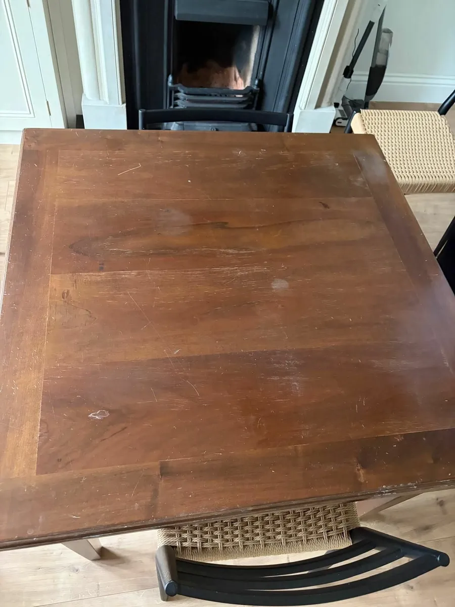 Hardwood Extendable Dining Table - Image 3