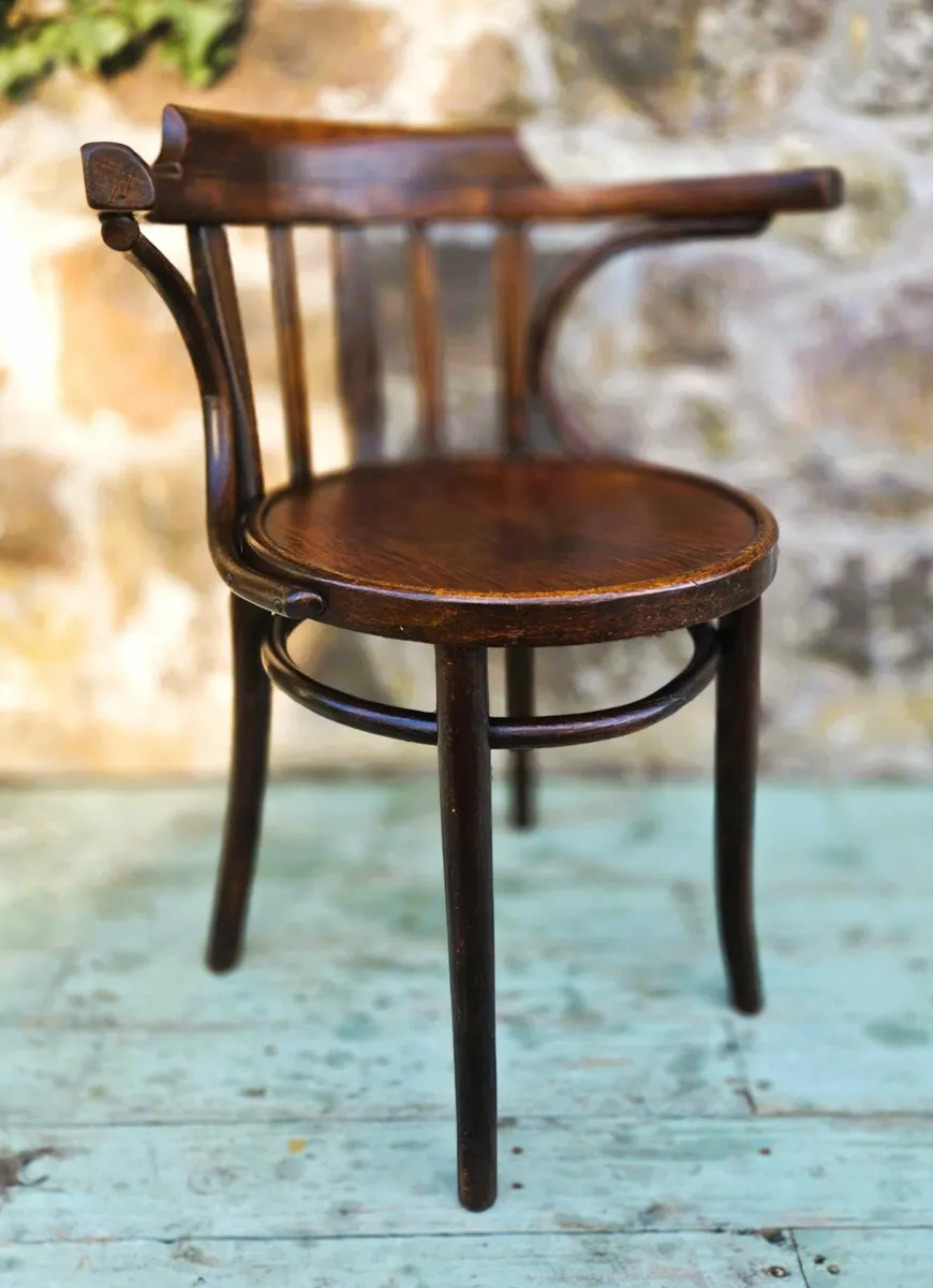 Antique Bentwood Armchair- Circa 1920s - Image 3