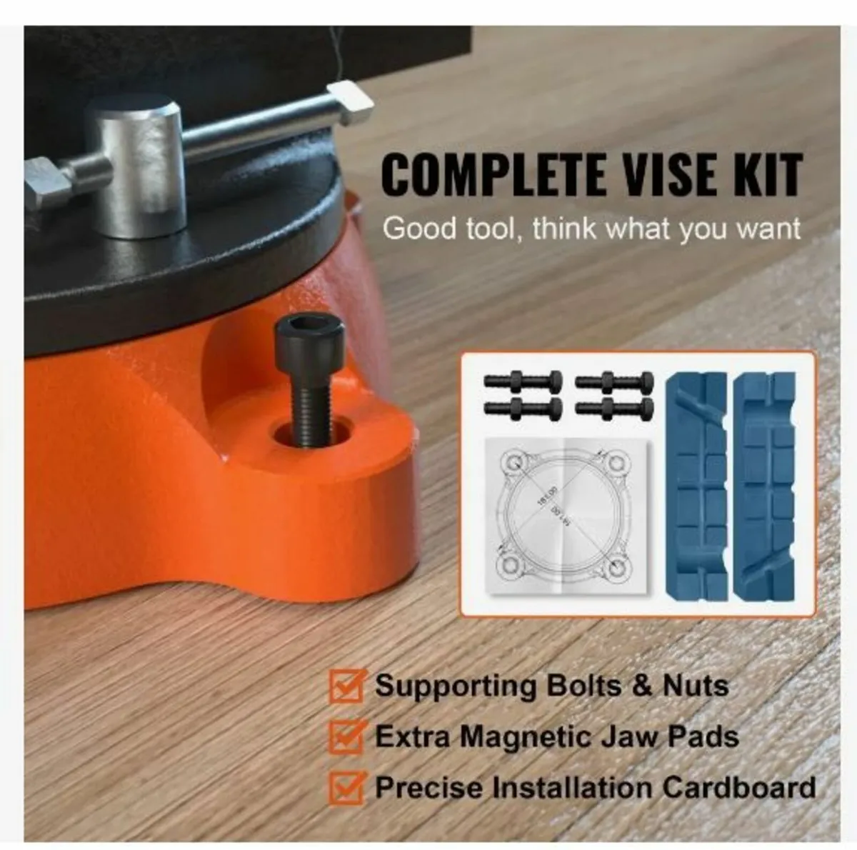 Bench Vise Jaw Width 15.2 cm - Image 2