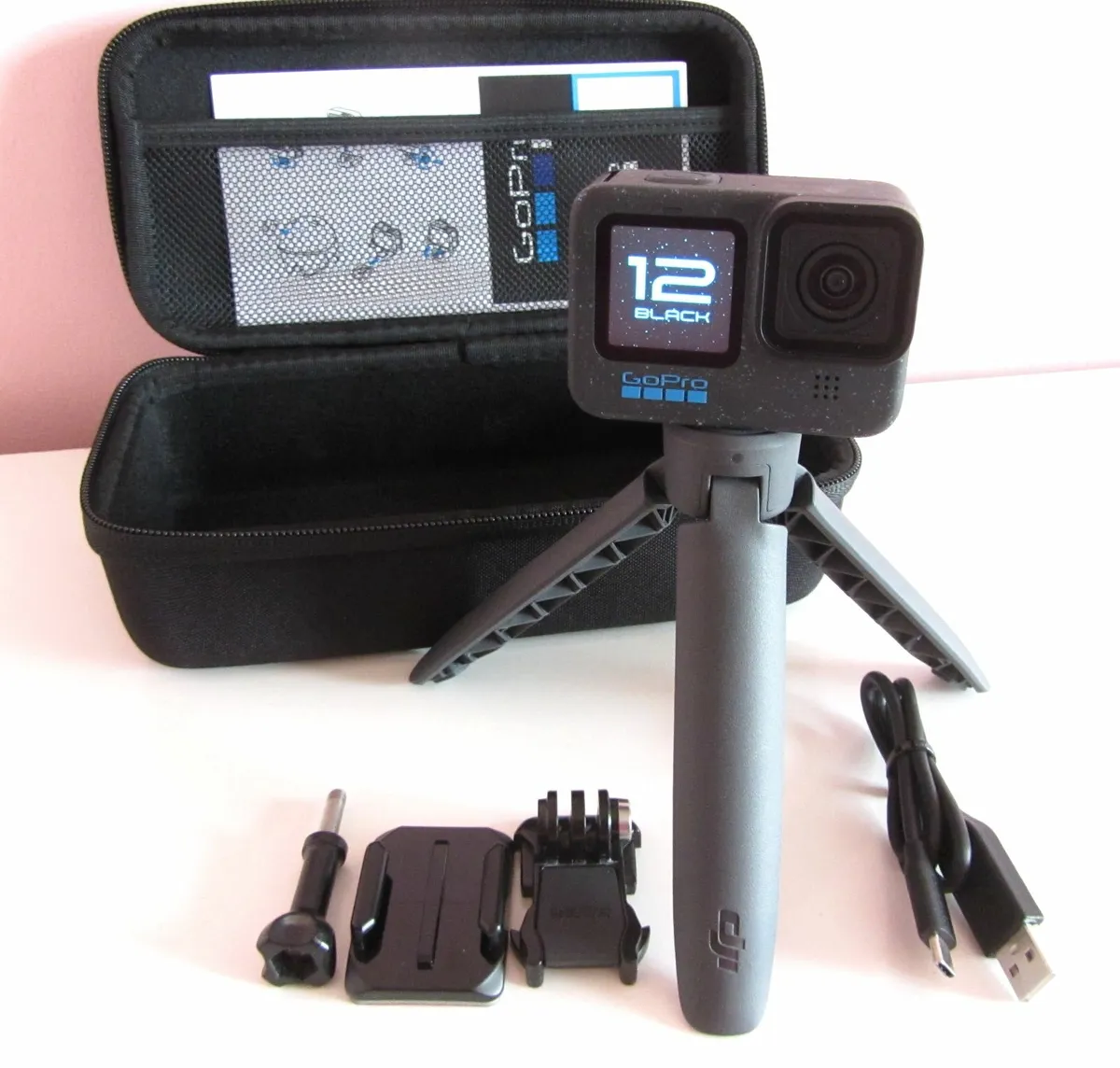 Gopro HERO12 Black 5.3K Video 27MP Action Camera - Image 1