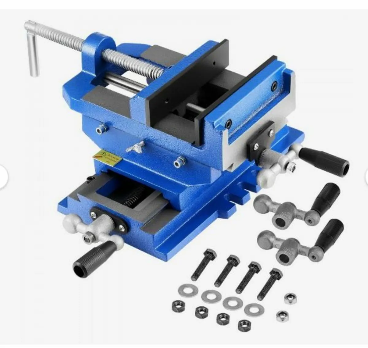 Cross Slide Drill Press Vise, 4 Inch - Image 1