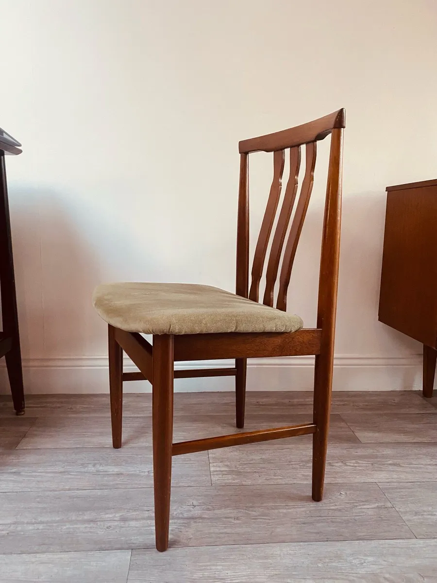 Mid Century Dining Chairs x 6 - Image 2