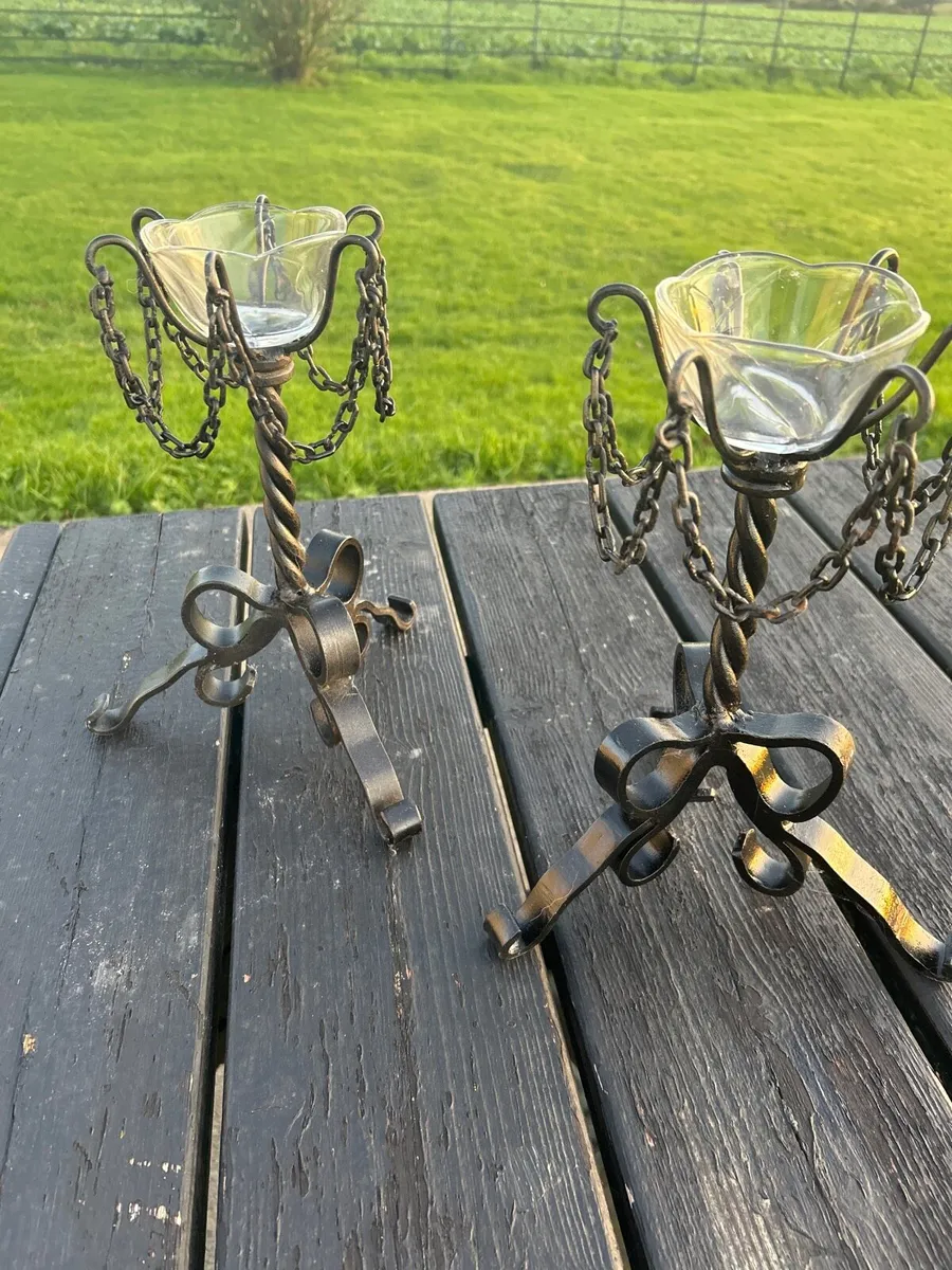 2 candle holders - Image 1