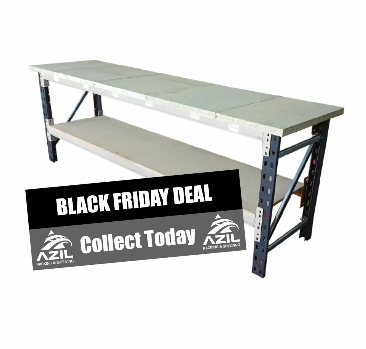 2.7m Workbench (Used) BLACK FRIDAY €40 OFF!!! - Image 1