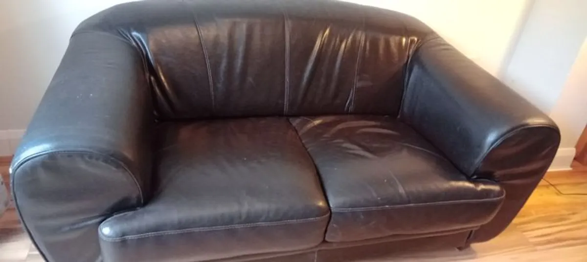 Leather Sofa - Image 1