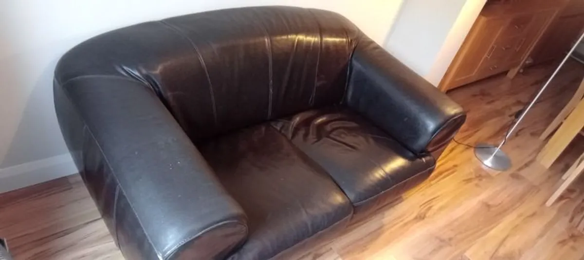 Leather Sofa - Image 3