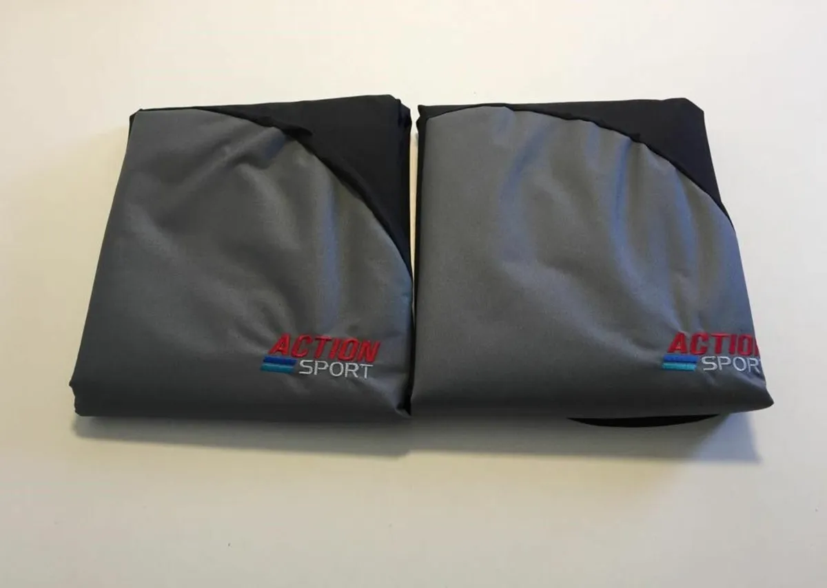 Action Sport Waterproof Seat Covers Grey/Black - Image 1