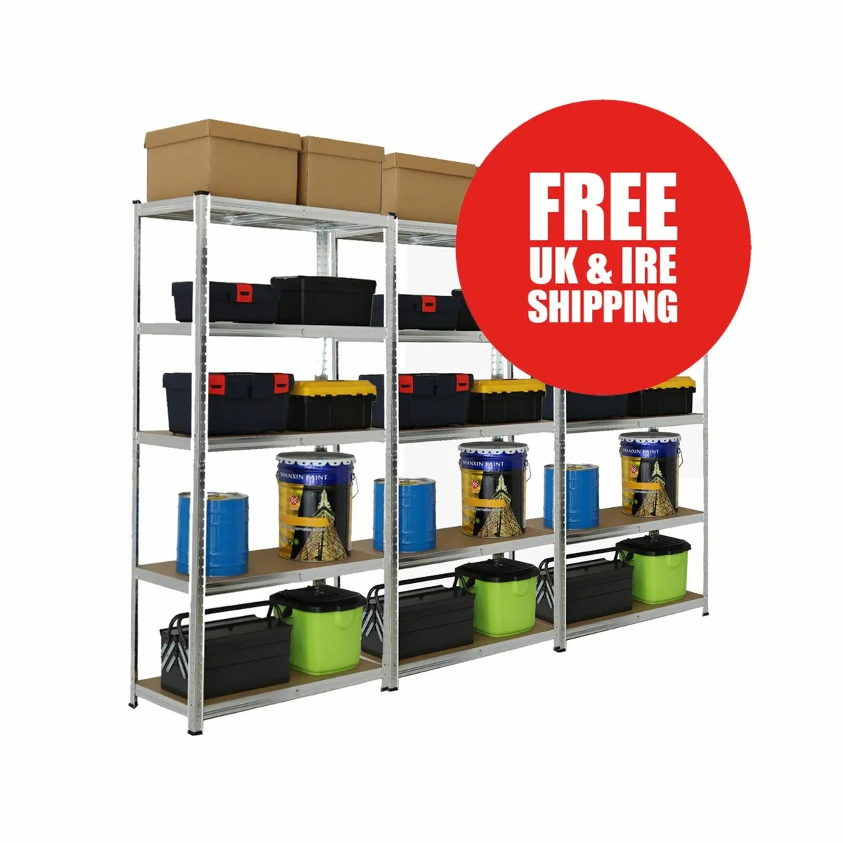 3 BAY SHELVING DEAL | BLACK FRIDAY €34 OFF!! - Image 2