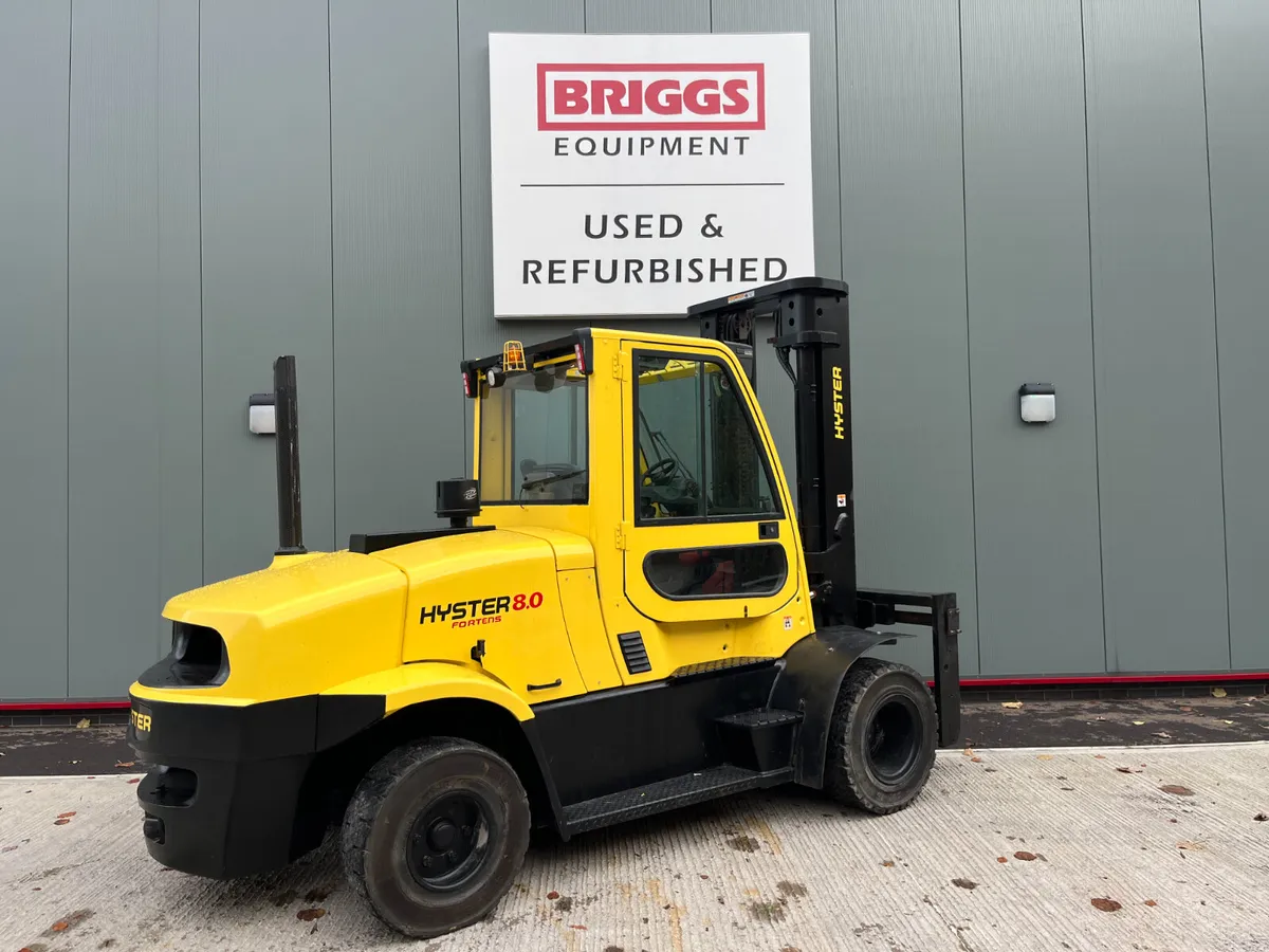 [1] 2018 Hyster H8.00FT Forklift (REF:10990) - Image 4