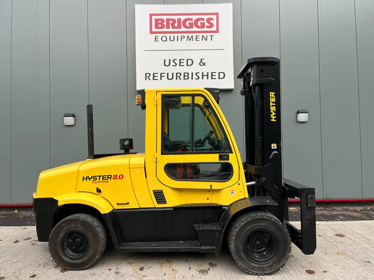 [1] 2018 Hyster H8.00FT Forklift (REF:10990) - Image 3
