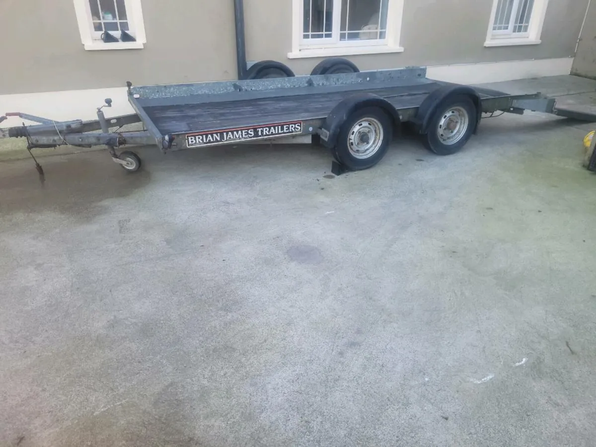 13ft by 6ft1 Brian James car transporter - Image 1