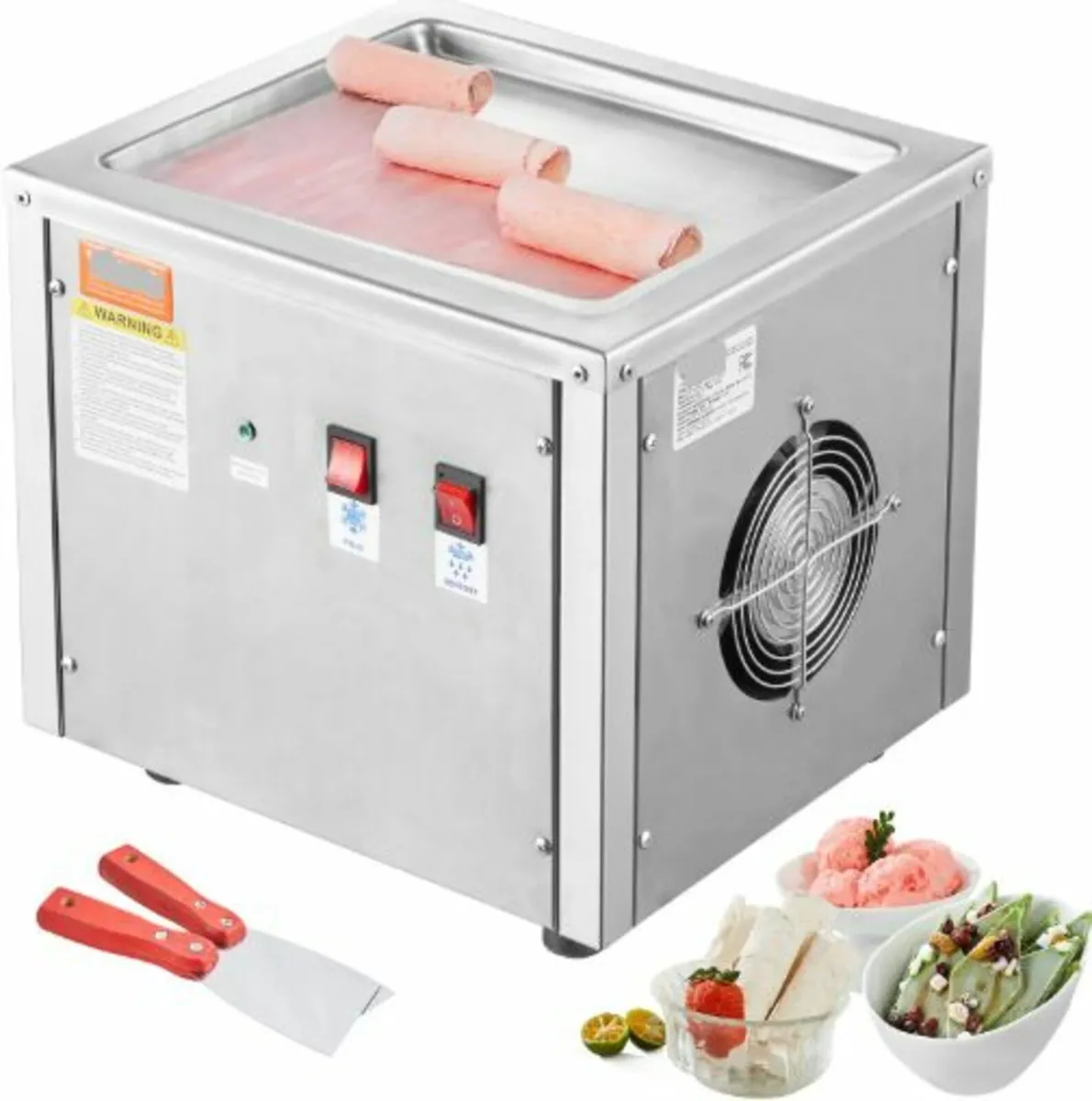 Fried Ice Cream Roll Machine,11"x 9.5" Stir-Fried - Image 1