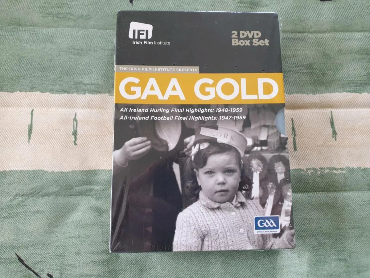 GAA Gold 2 Disc DVD All Ireland Hurling Football - Image 1