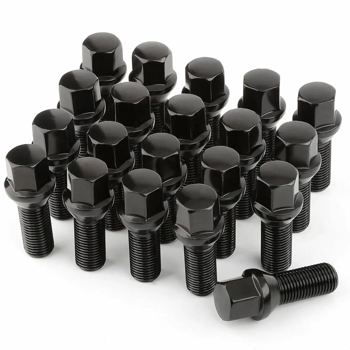 VW AUDI 20pcs Tapered Seat Alloy Wheel Bolts | M14 - Image 2