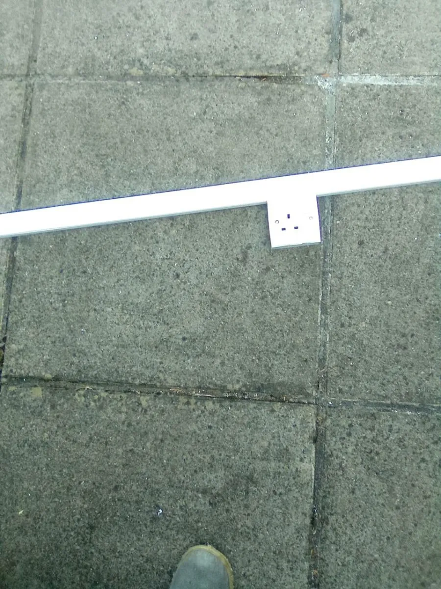 3. SOCKETS.  AND. SWITCH. ON. PLASTIC   TRUNKING - Image 4