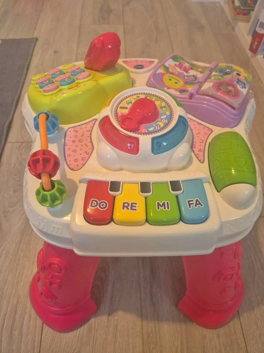 V tech Play & Learn Activity Table - Image 1