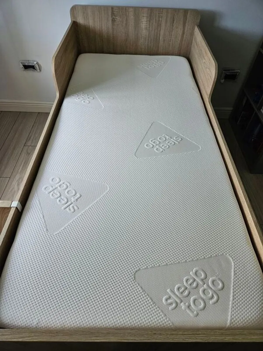 Single Bed Mid Sleeper with Storage inc Mattress - Image 2